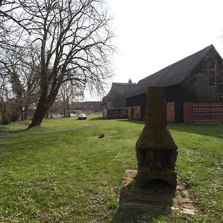 Reetdachkate Am Feldrand Mit Grandiosem Weitblick * Damlos