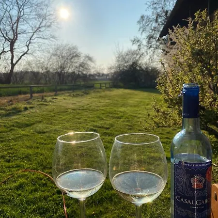 Reetdachkate Am Feldrand Mit Grandiosem Weitblick * Damlos