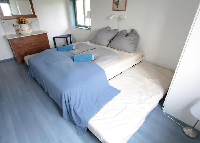 Reetdachkate Am Feldrand Mit Grandiosem Weitblick