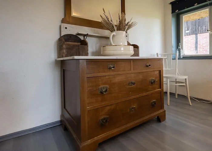 Reetdachkate Am Feldrand Mit Grandiosem Weitblick Damlos